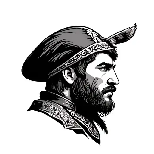 Cossack tattoo design idea