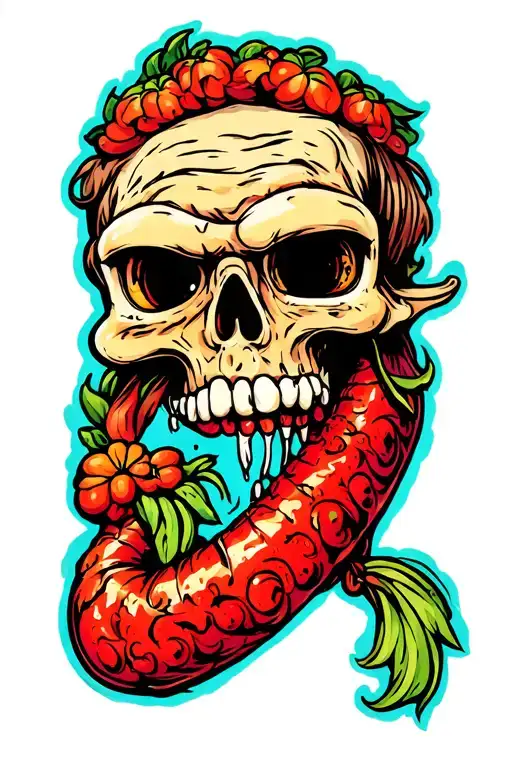 cornicello tattoo design idea