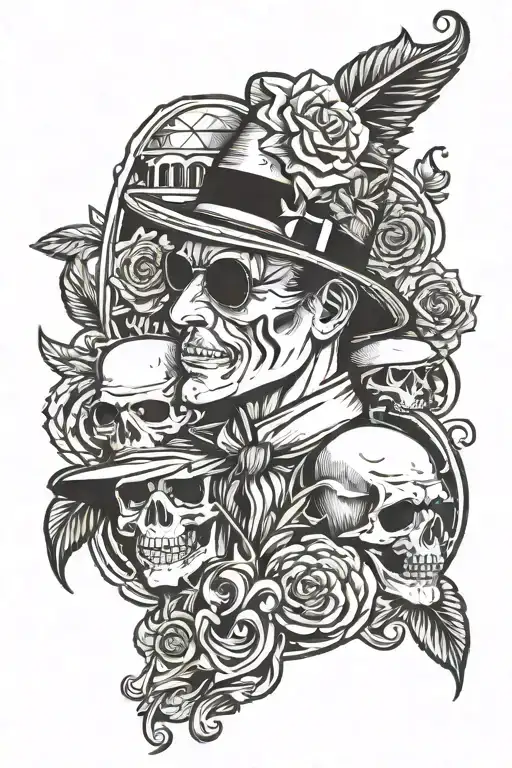 mafia tattoo design idea