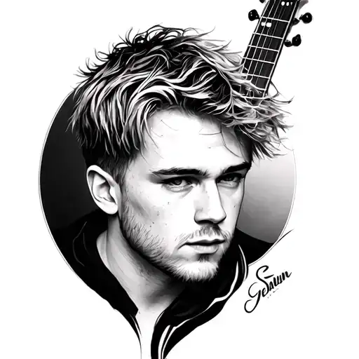 Sam Fender tattoo design idea