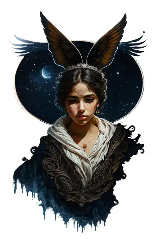 Do not go gentle into that good night tattoo design idea