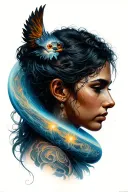 Do not go gentle into that good night tattoo design idea