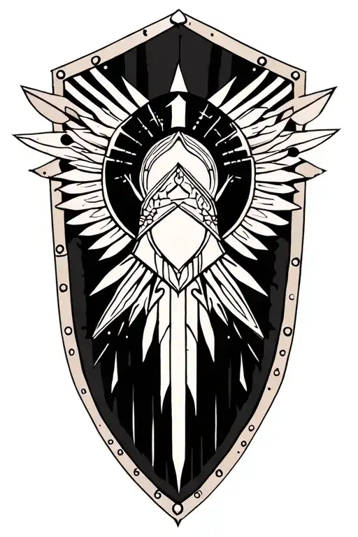 Shield Maiden tattoo design idea