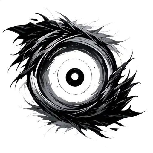 Sasuke Mangekyou Sharingan tattoo design idea