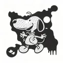Snoopy tattoo design idea