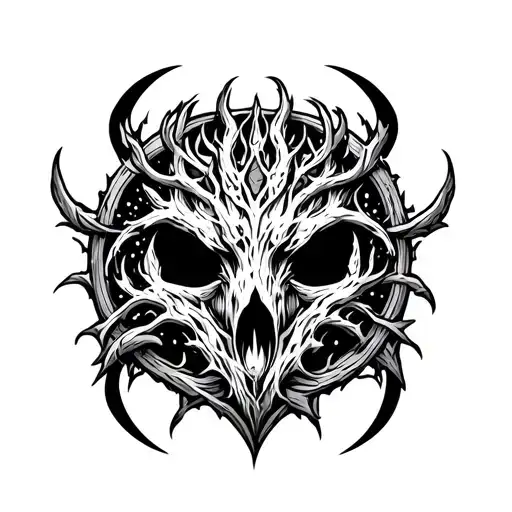 yggdrasil road visor Rune design tattoo design idea