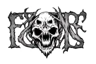 fear no evil tattoo design idea