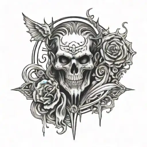 Antichrist tattoo design idea