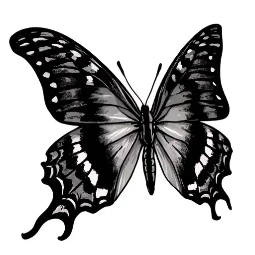 african swallowtail butterfly tattoo tattoo design idea