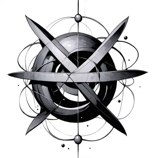 Quantum Entanglement tattoo design idea