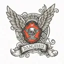 wings tattoo dangerous tattoo design idea