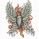 wings tattoo dangerous tattoo design idea