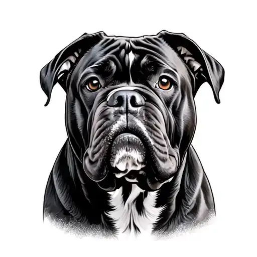 Cane Corso tattoo design idea