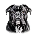 Cane Corso tattoo design idea