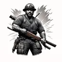 Lineman tattoo design idea