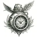 time bomb tattoo design idea