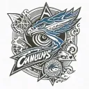 Vancouver canucks Toronto Bluejays tattoo design idea