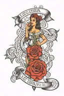 leo libra pisces cancer tattoo design idea