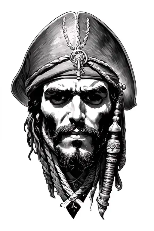 Pirates Of The Caribbean tattoo design idea