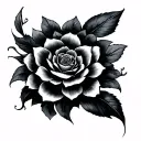Negative Space tattoo design idea