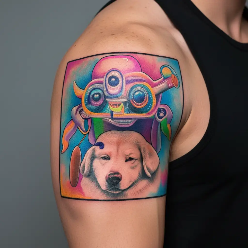 adhd breathe anxiety mental health tattoo design idea