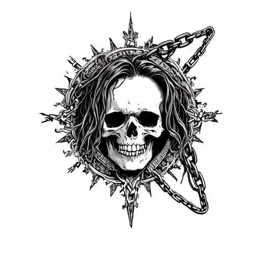 Alice in chains band design tattoo design idea