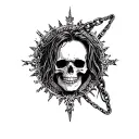 Alice in chains band design tattoo design idea