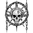 Alice in chains band design tattoo design idea