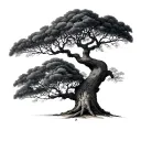 boab tree tattoo design idea