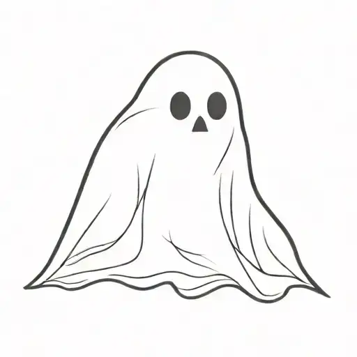 ghost tattoo design idea
