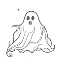 ghost tattoo design idea