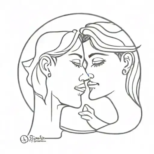 matching couples tattoo tattoo design idea