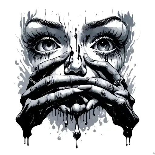 Anxiety tattoo design idea