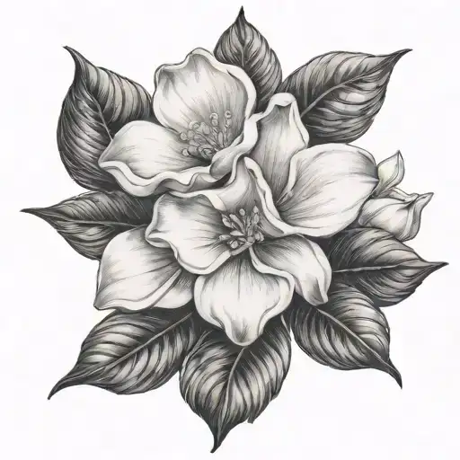 gardenia flower tattoo tattoo design idea
