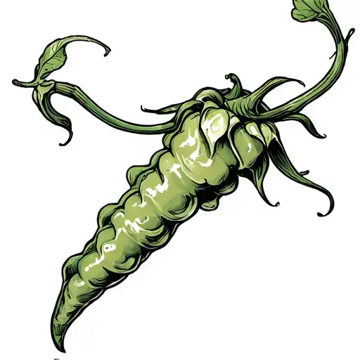 cornicello pepper tattoo design idea
