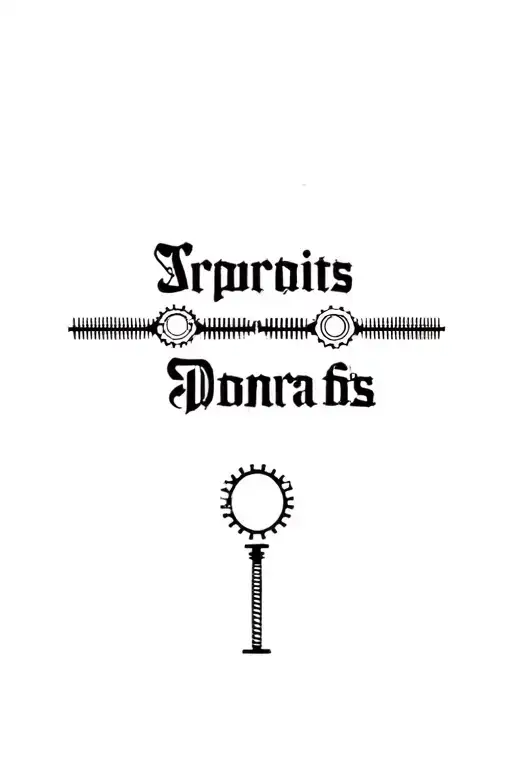 sprockets valves pistons tattoo design idea