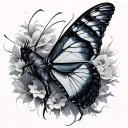 Metamorphosis tattoo design idea