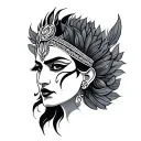 raja tattoo design idea