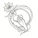 miscarriage tattoo design idea