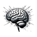 Adhd Brain tattoo design idea