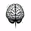 Adhd Brain tattoo design idea