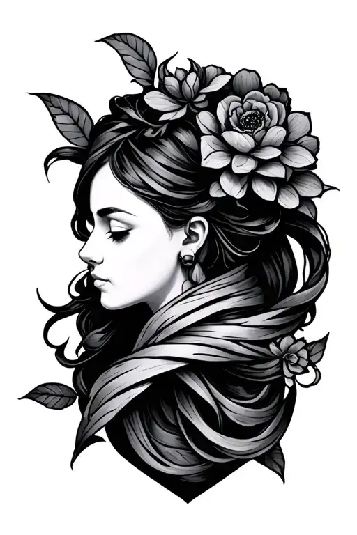 patience and trust the process assistant symbol tattoo design idea