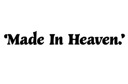 "Made in Heaven❤️" tattoo design idea