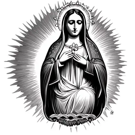 Virgin of Guadalupe tattoo design idea