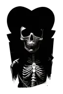 mariachi skeleton tattoo design idea