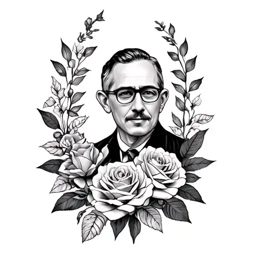 memorial tattoo for dad tattoo design idea