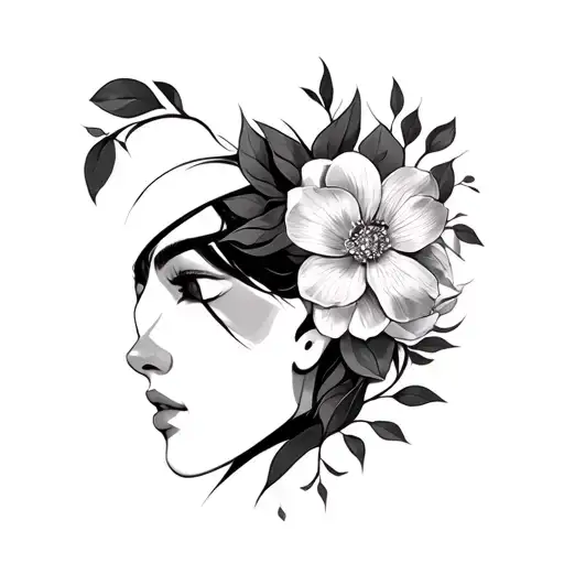 Side Boob tattoo design idea