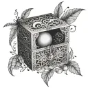 pandora's box tattoo design idea