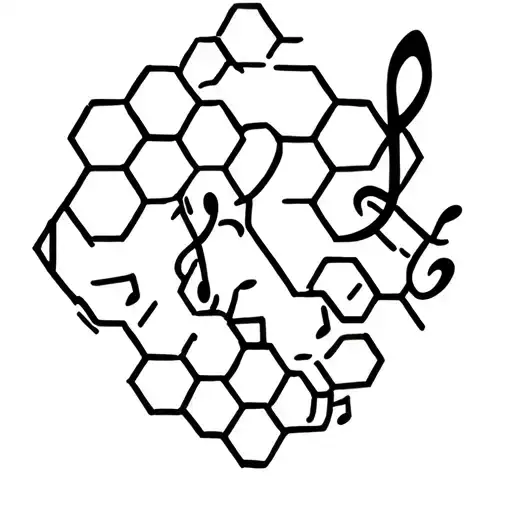 jiggy honeycomb music note banjo-kazooie tattoo design idea