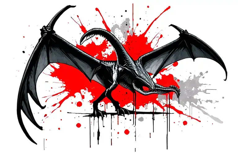 pteranodon, quetzalcoatlus, and pterodactyl tattoo design idea